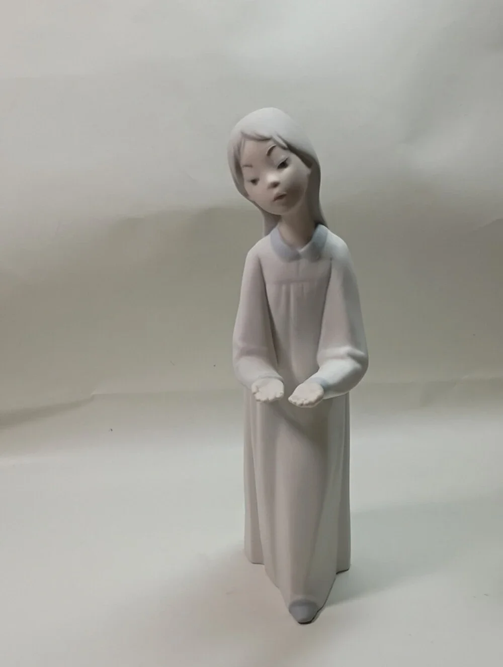 Lladró Mattel Porcelain Figurine Girl in White Dress